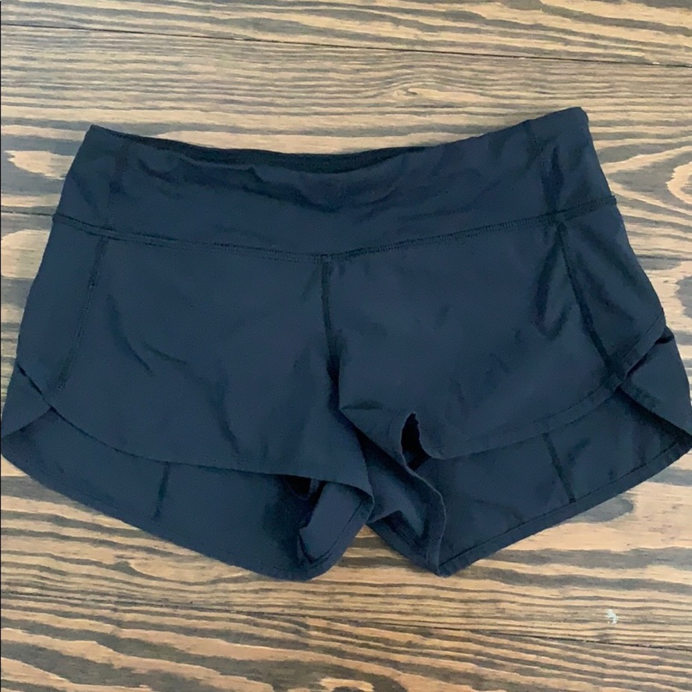 Lululemon Black Speed Up Shorts Size 4
